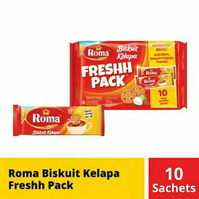 

Roma Biskuit Kelapa Fresh Pack 230gr