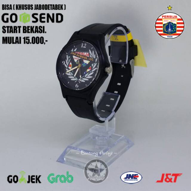 JAM TANGAN PERSIJA ANTI AIR (+BOX JAM BB &amp; +BATREI CADANGAN)