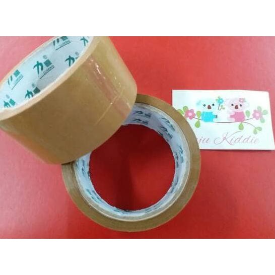 

LAKBAN COKELAT 2 INCH (MJS) DUS SELOTIP KARDUS COKLAT PACKING LEM