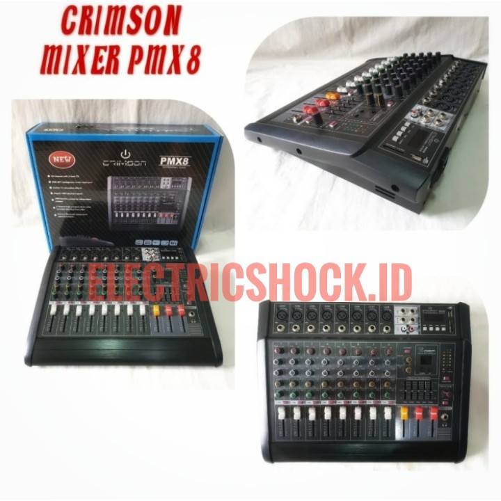 MIXER AUDIO CRIMSON PMX 8 / PMX-8 8 CHANNEL