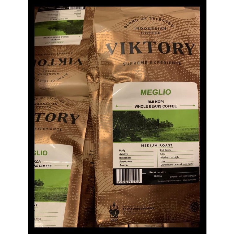 

TERBARU 1KG BIJI KOPI UCC VIKTORY MEGLIO !