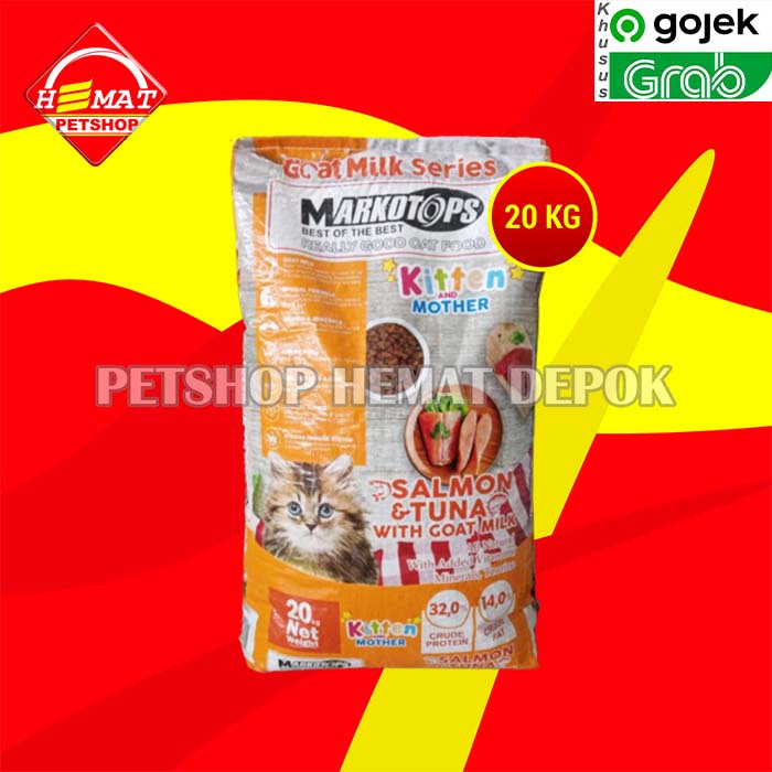 [GOSEND] Makanan Kucing Markotops 20 Kg Cat Food markotop 20kg