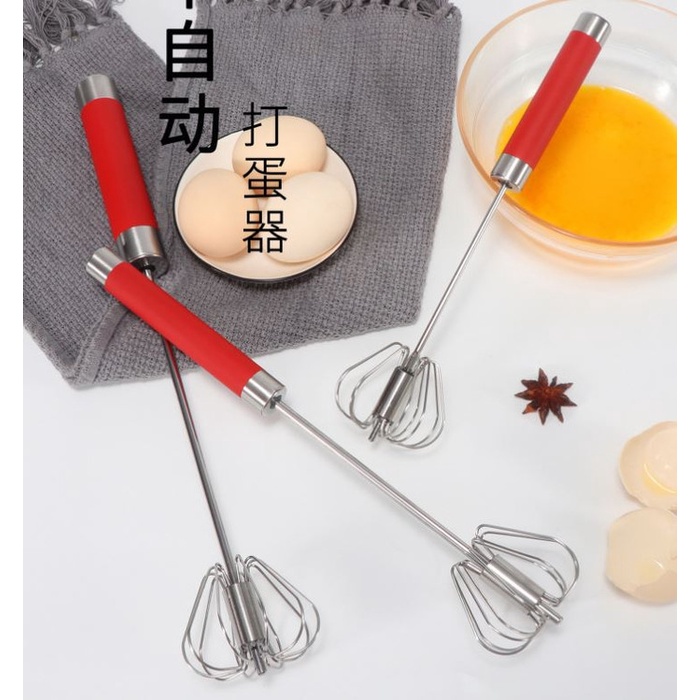 Kocokan telur hand whisker stainless semi otomatis murah whisk Ukuran Kecil