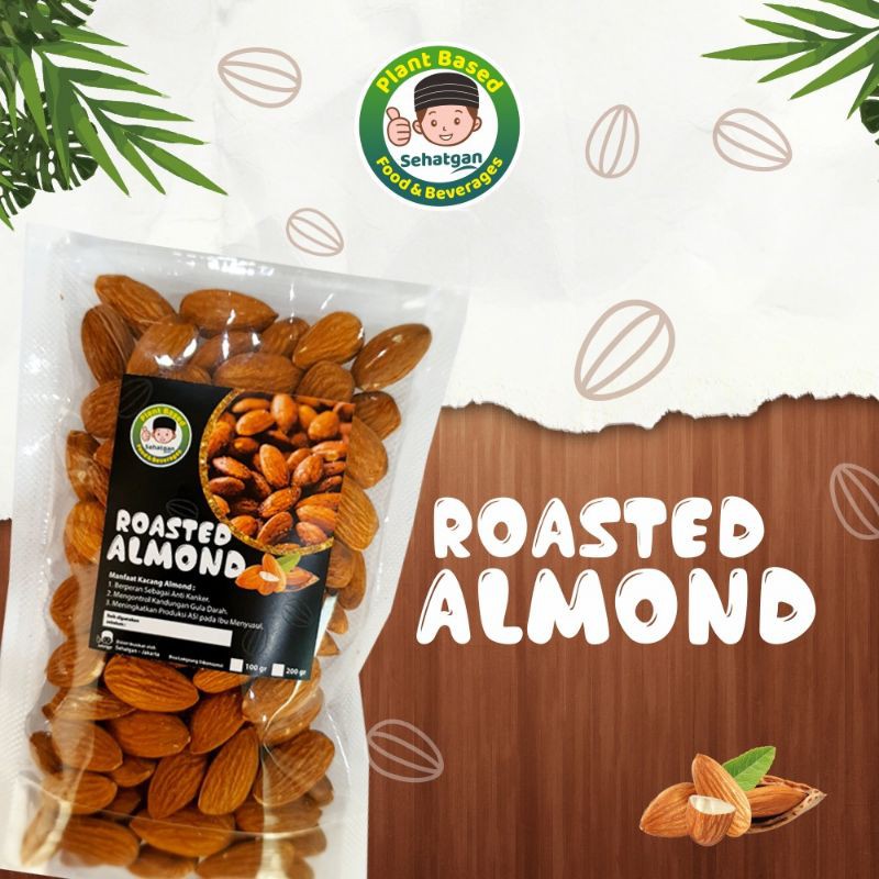 

Roasted Almond 100 Gram / Almond Panggang
