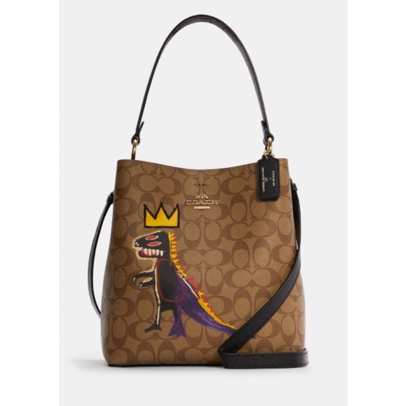 Coach X Jean Michel Basquiat Big Size Town Bucket Bag 27 Cm (C5787)