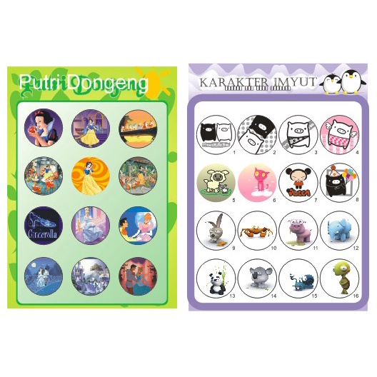 Paket Template Desain Pin Segala Kategori Jenis &amp; Karakter Format CDR Usaha Percetakan Multimedia Termurah Terlaris NP42