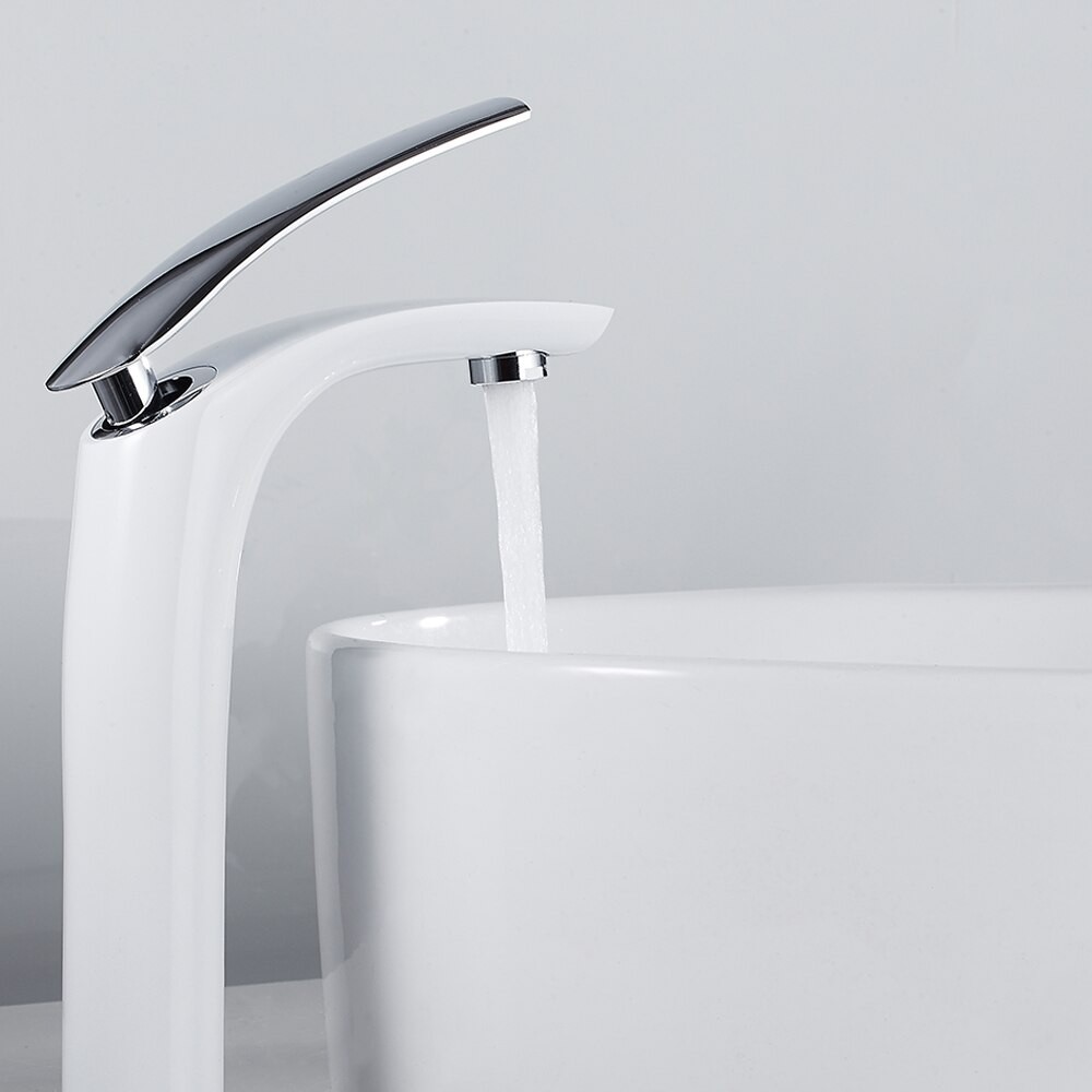 Basin Faucet Single Holder Single Hole Mounted Sink Taps Cold And Hot Mixer For Bathroom Basin Tap Shopee Indonesia