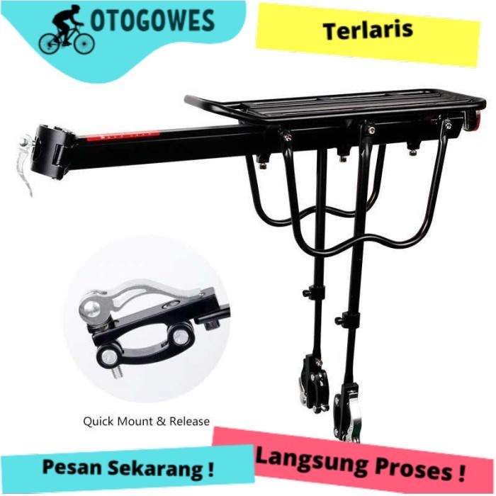 Aksesoris Sepeda - Rak Belakang Sepeda Gunung Lipat Polygon Rck103 Deemount
