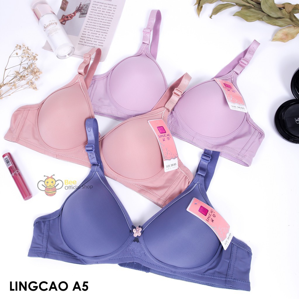 BEE - Bh Lingcao Original / Bra Push Up Bh Busa Tanpa Kawat Lingcao A5-A5 ORIGINAL