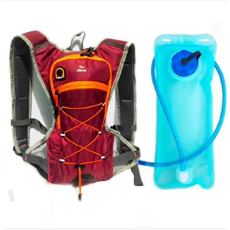 tas sepeda hydropack elbrush cross trail plus water bladder marun