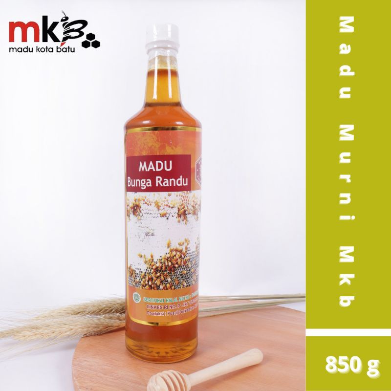 

Madu Asli Murni Nektar Bunga Randu Botol Kaca Netto 850 gr - Madu Murni Mkb
