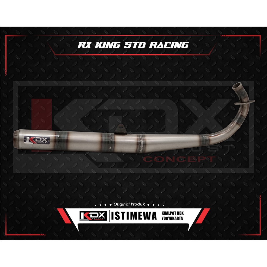 Knalpot KDX Rx King Std Racing ORIGINAL KDX YOGYAKARTA