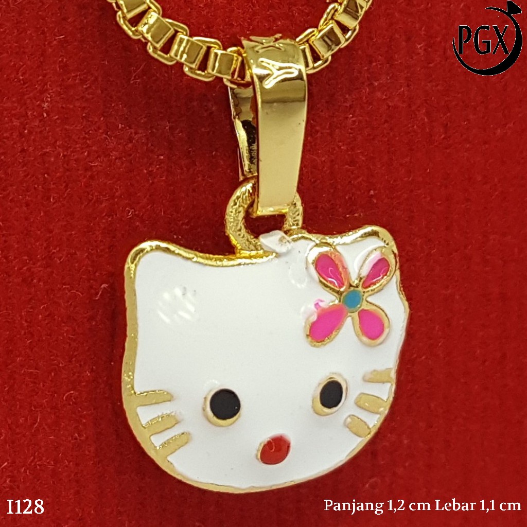 PGX Liontin Kalung Xuping Wanita Perhiasan Lapis Emas Aksesoris Fashion - I128