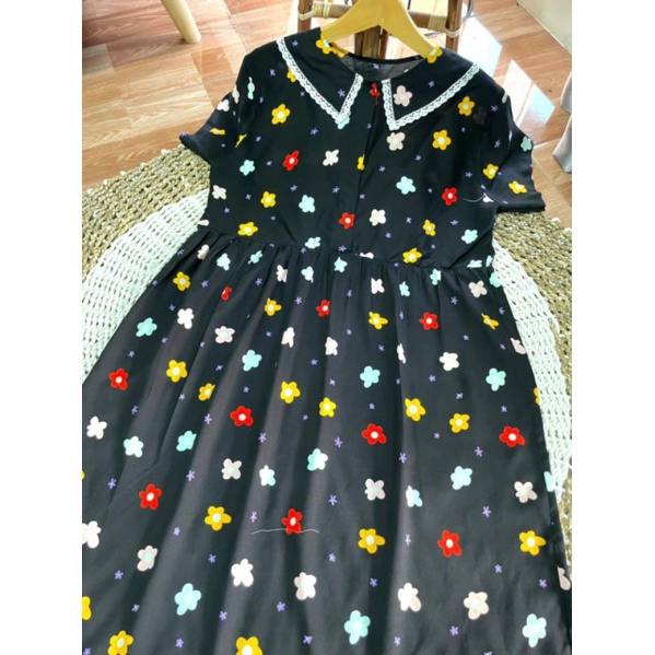Daster Andin | Homedress | Daster Rayon Motif Lucu