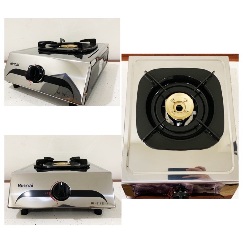 KOMPOR GAS RINNAI 511E kompor rinnai 1 tungku kompor dapur kompor gas stainless steel