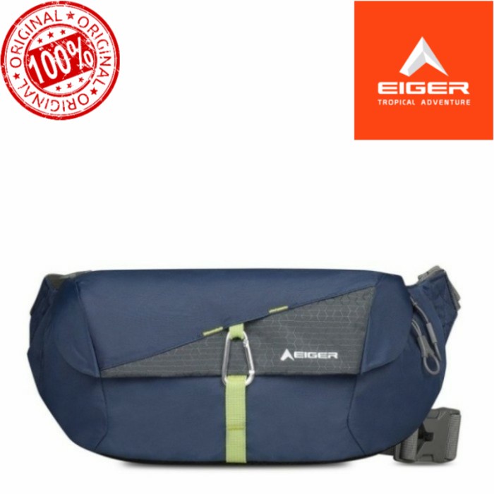 EIGER1989 TAS WAISTBAG SLEMPANG PINGGANG TRAVELPOCH ASCENDA  - ORIGINAL - Hitam