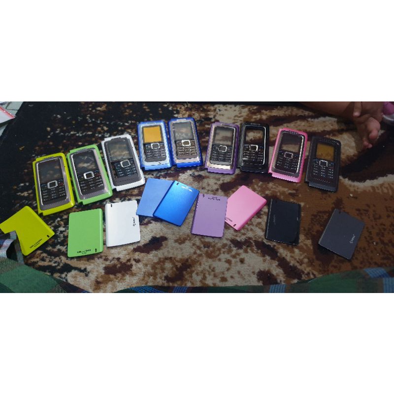 casing nokia e90 metalik
