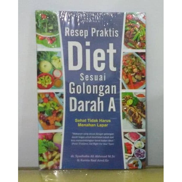 Jual Buku Masakan Resep Praktis Diet Sesuai Golongan Darah A *hT215 ...