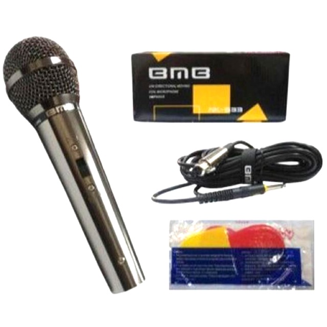 Mic Kabel BMB Microphone BMB 533 Microphone set lengkap dengan busa mic