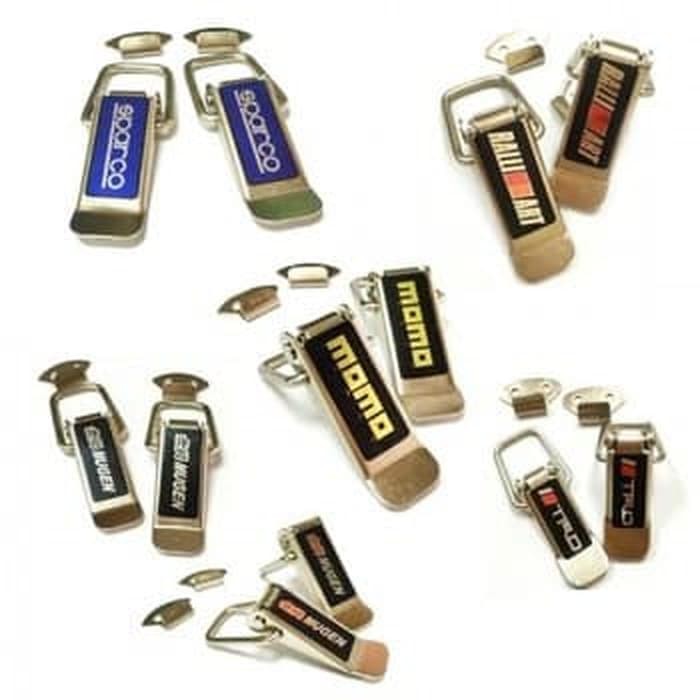 GROSIR MURAH AKSESORIS MOBIL  Clip Bumper Universal Small - Kilp Bemper Silver Stainless