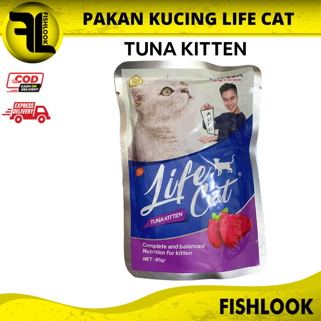 Life Cat Pouch 85 Gr - Makanan Kucing Basah Pakan Kucing Basah Terbaik