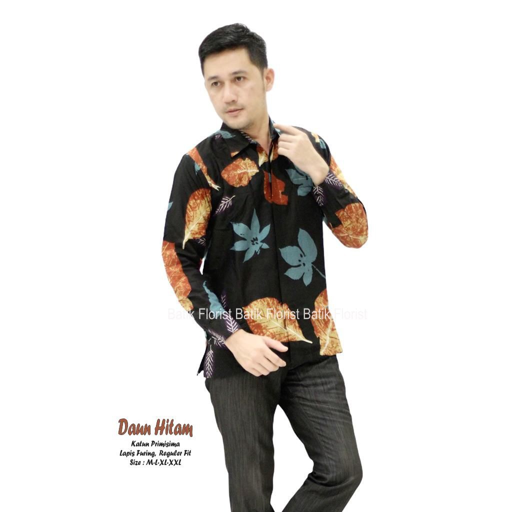 BATIK PRIA TERBARU BAJU kemeja batik pria lengan panjang pendek SOLO modern PREMIUM BSO OFFICIAL 6