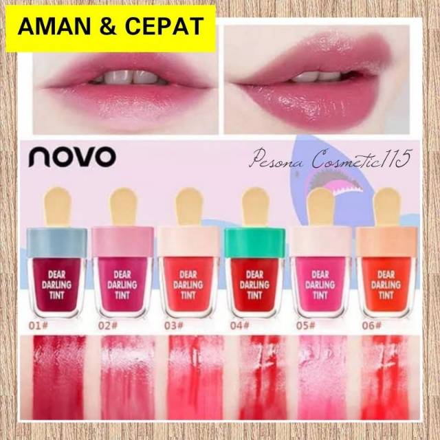 [Original 100%] NOVO ICE CREAM LIP TINT / NOVO DEAR DARLING LIP TINT