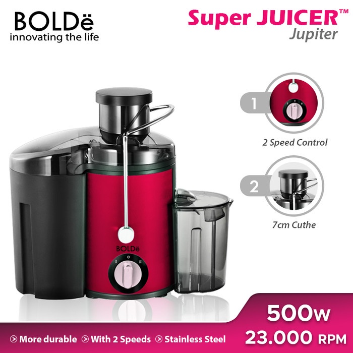 BOLDE Juicer JUPITER 500 ml - Garansi Resmi bolde 1 Tahun - Warna Random