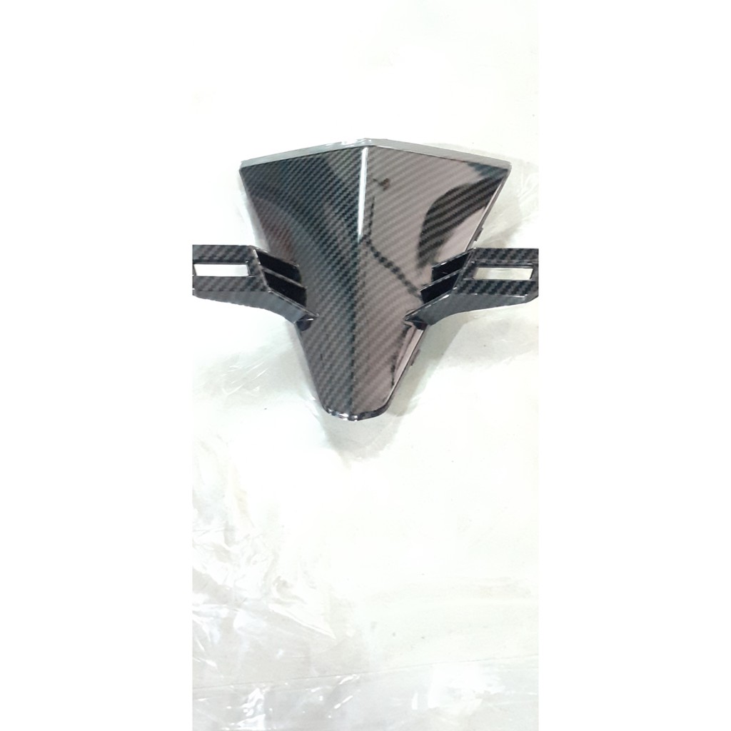 Cover tutup tameng plat NOMOR depan dasi plat NOMER depan carbon honda beat esp fi new