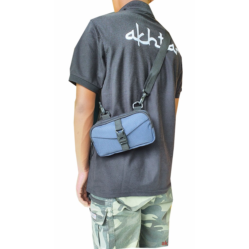 Tas Hp Selempang pria Tas Handphone Mini Gantung Leher Kekinian Tas Handphon Dompet Hp Gantung Leher
