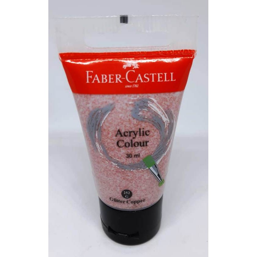 

CAT ACRYLIC FABER CASTELL - GLITTER COPPER