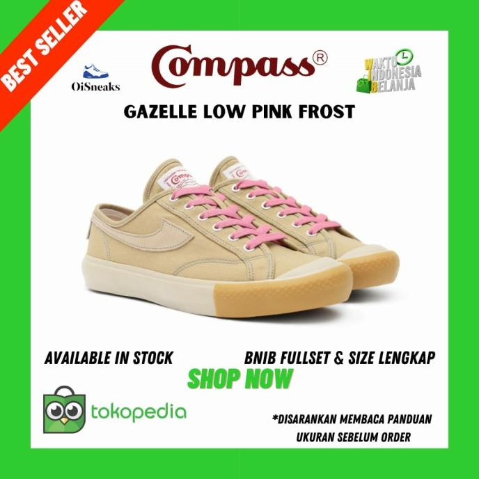 SEPATU COMPASS GAZELLE LOW PINK FROST FDF321355E
