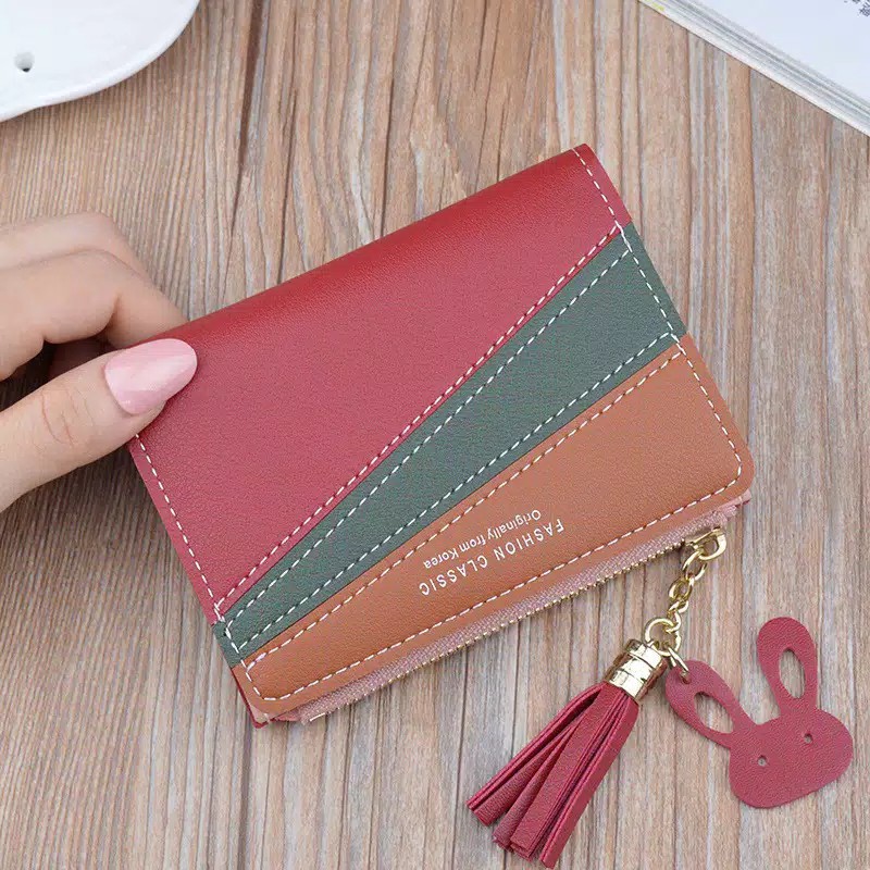 Dompet Wanita KC39 import Murah Lipat Kecil Lucu Dan Cantik dompet import real pict