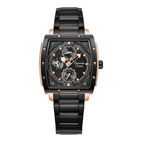 Jam Tangan Wanita Alexandre Christie AC 6376 BF BBRBA Ladies Black Di