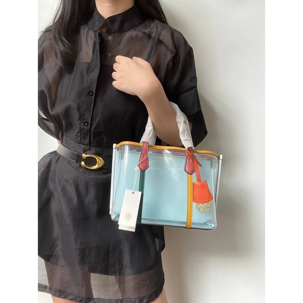 TB Perry PVC Small Triple Compartment Tote