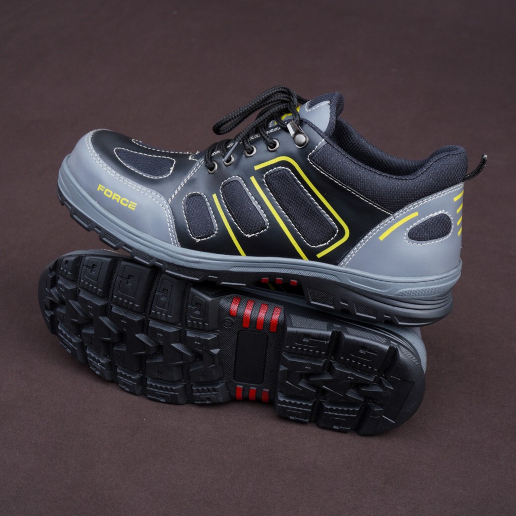 BLACK FORCE ELDER - SEPATU SAFETY BOOTS PRIA ORIGINAL TERLARIS UJUNG BESI SEFTY SEPTI SEPTY SAFTY