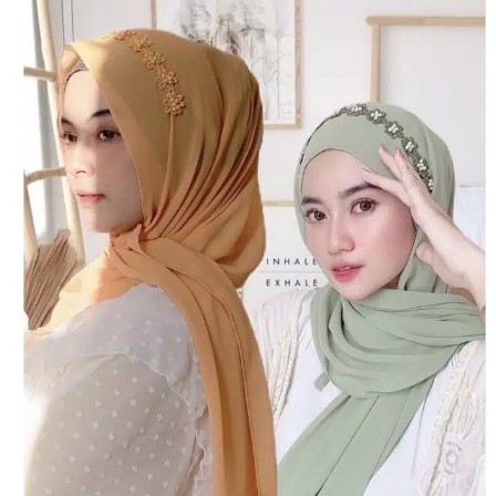 HIJAB PASHMINA PAYET BUNGA / HIJAB PASHMINA