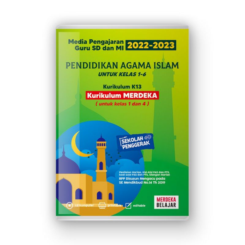 KURIKULUM MERDEKA RPP DARING, LURING RPP 1 lembar k13 CD Perangakat pembelajaran SD (PAI kls 1 sd 6)