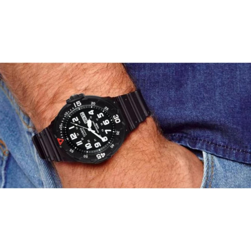 Casio Original MRW-200H / MRW200H Jam Tangan Pria - Digital - Karet - Hitam