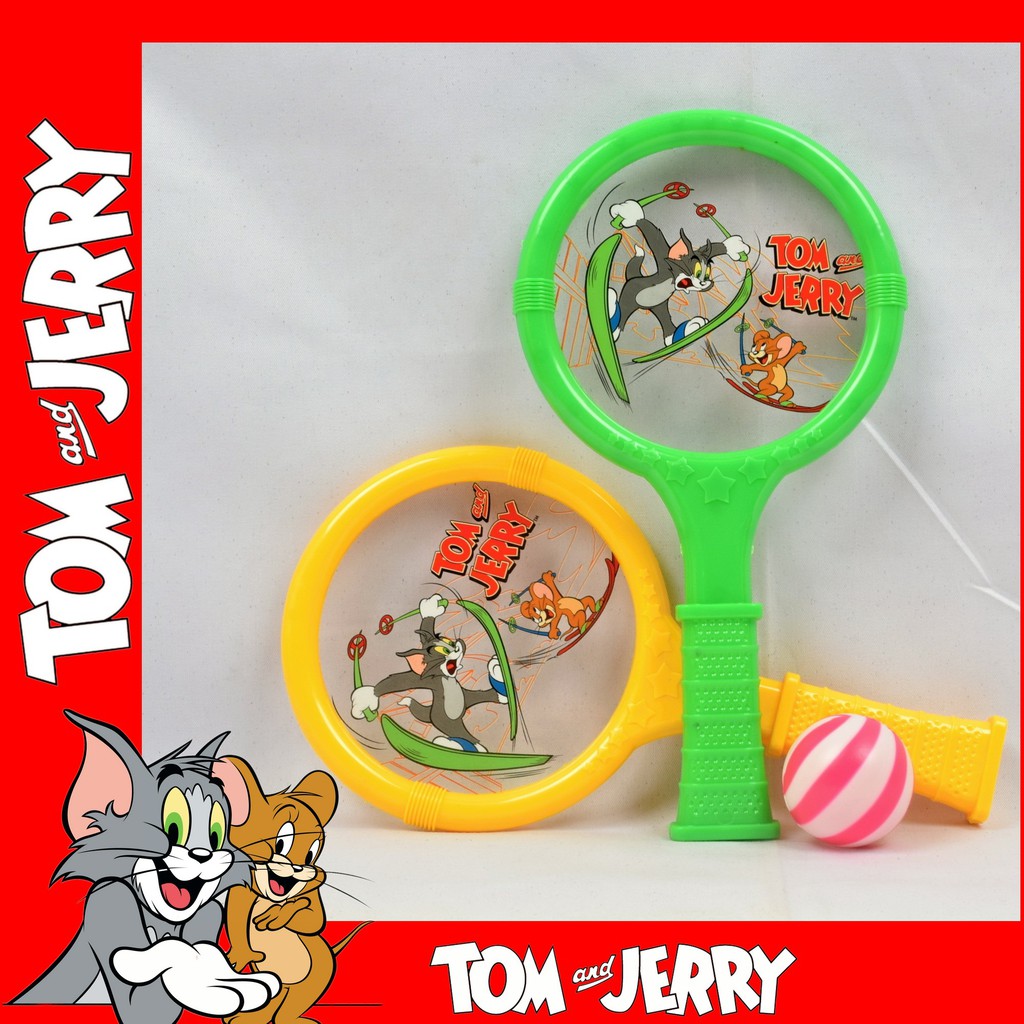 BELI 1 GRATIS 1 ! RAKET TENIS TOM &amp; JERRY MAINAN ANAK SPORT &amp; GAME