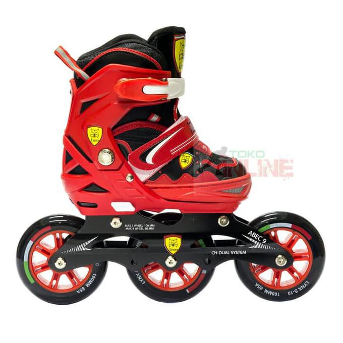 Sepatu Roda Lynx Sps65 Semi Speed Inline Skate - Red