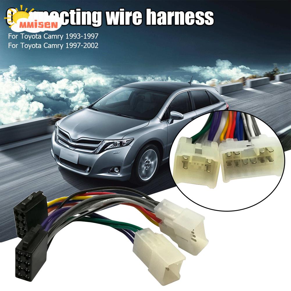 Iso Adaptor Konektor Kabel Harness Stereo Mobil Untuk Toyota Camry Corolla