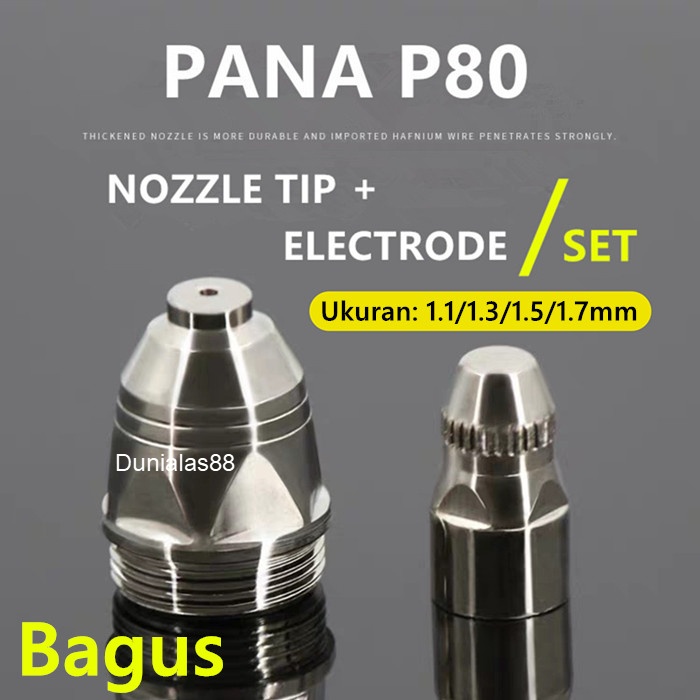 10 SET Nozzle & Electrode Tip P80 Plasma Cut Mata Plasma P 80 P.80 Cut100 cut120 cut160 cut80