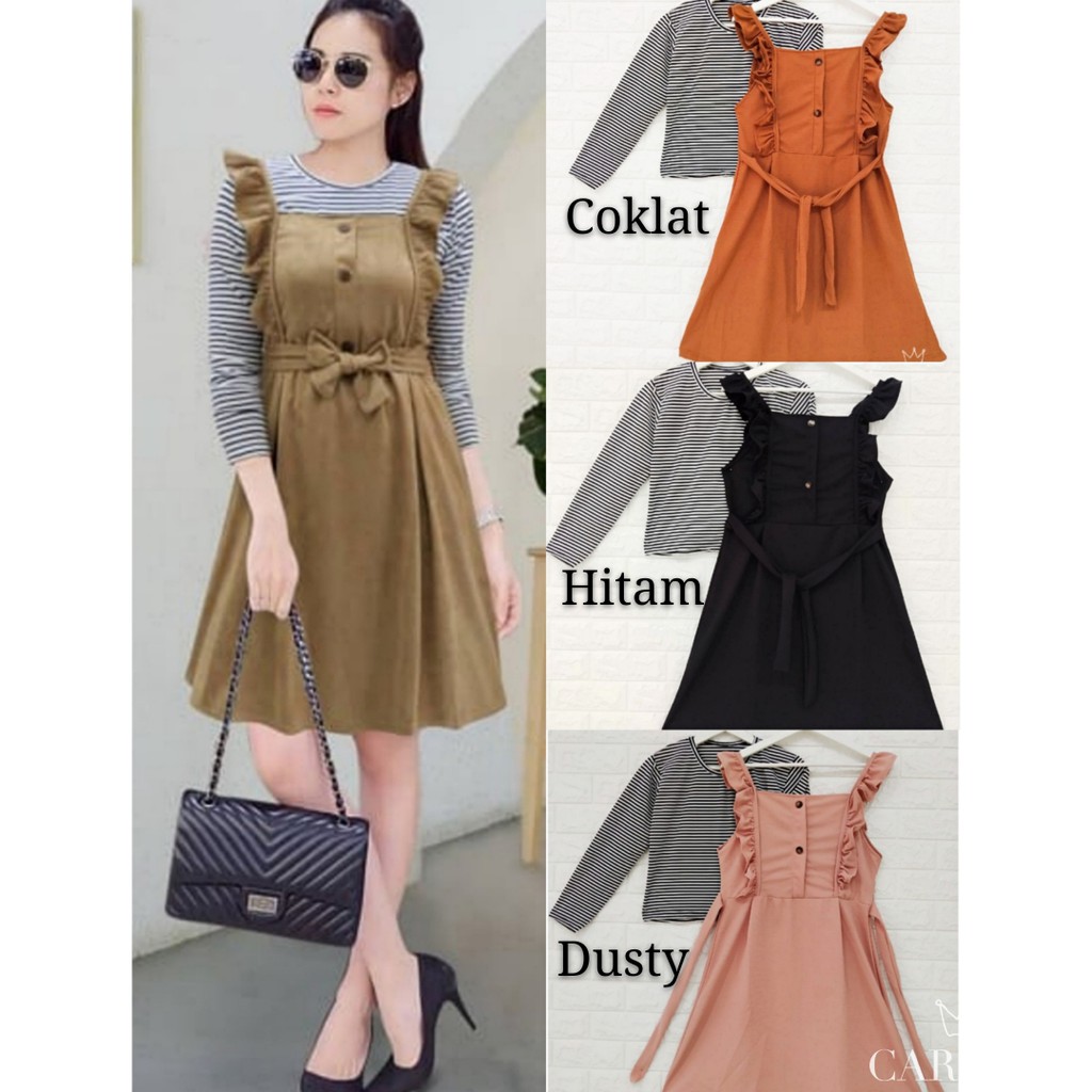 DRESS OVERALL TALI KERUT GL FASHION