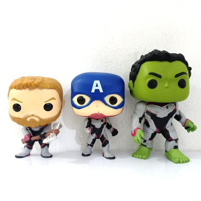 Mantap Action Figure Funko Pop Hulk Thor Captain America Avengers End Game Terbatas