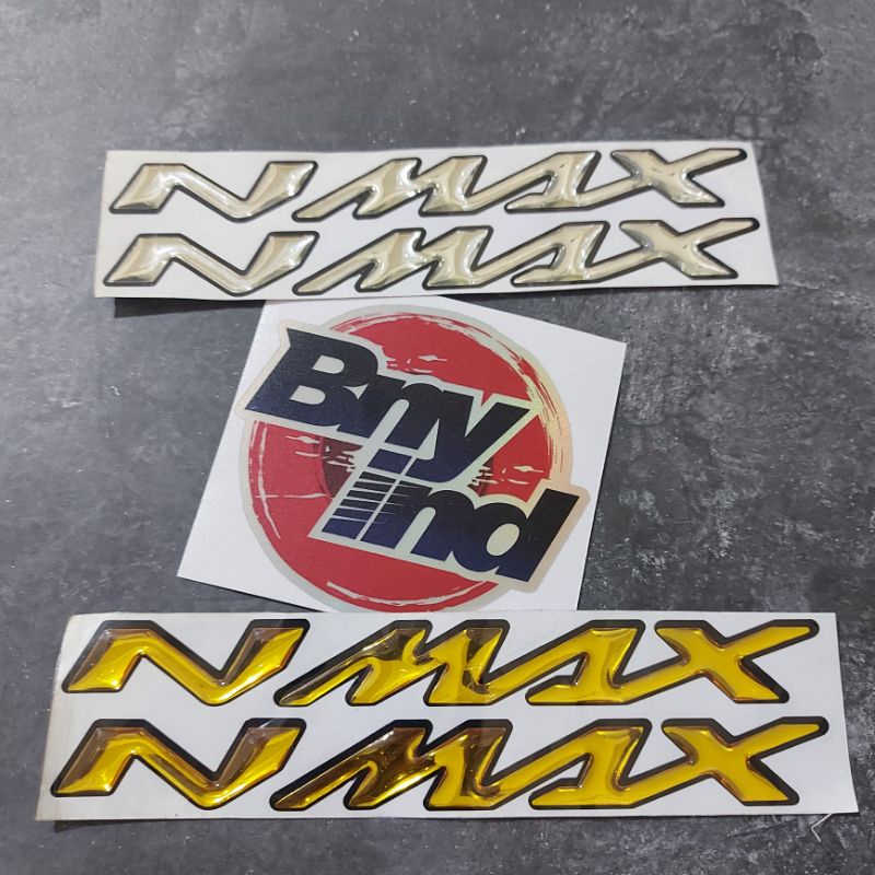 STICKER EMBLEM NMAX TIMBUL