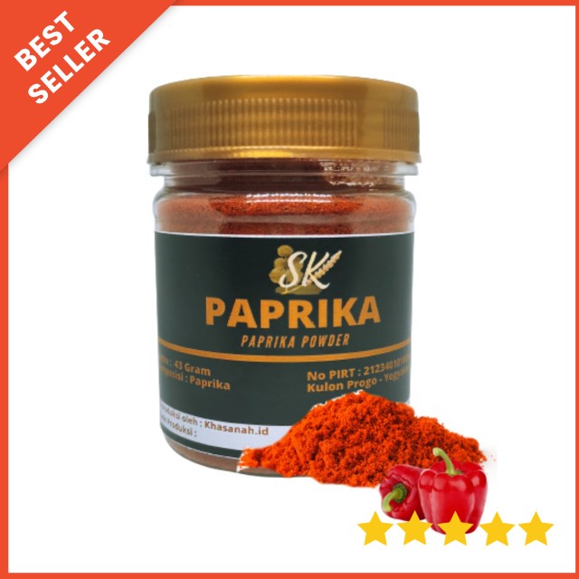 

Paprika bubuk 45 gram / bumbu dapur