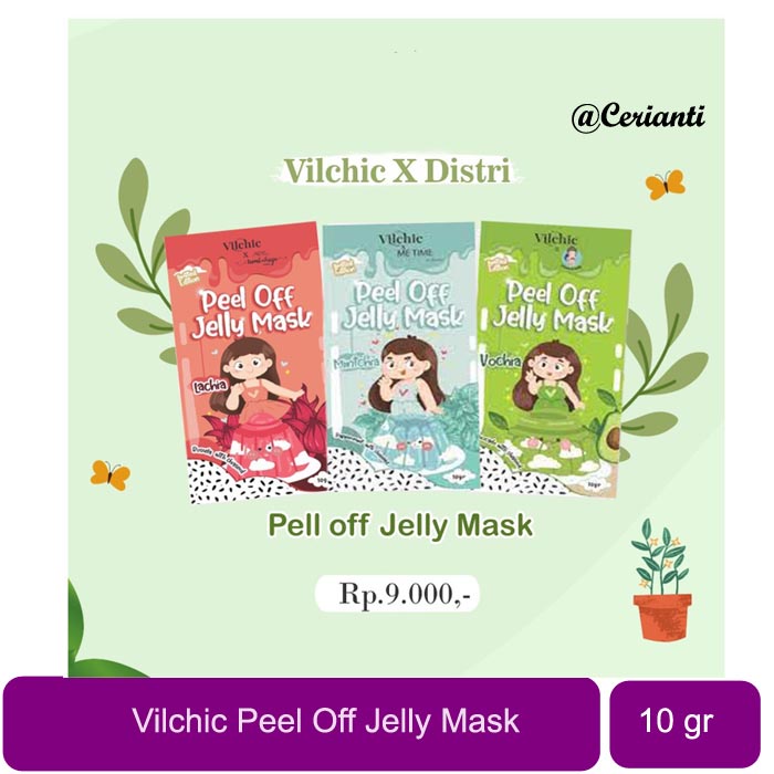 [VILCHIC X DISTRI]  Peel off jelly mask By Vilchic_Cerianti