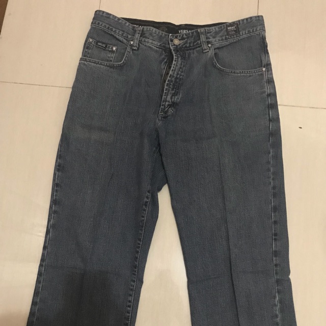 Celana jeans pria merek versace preloved