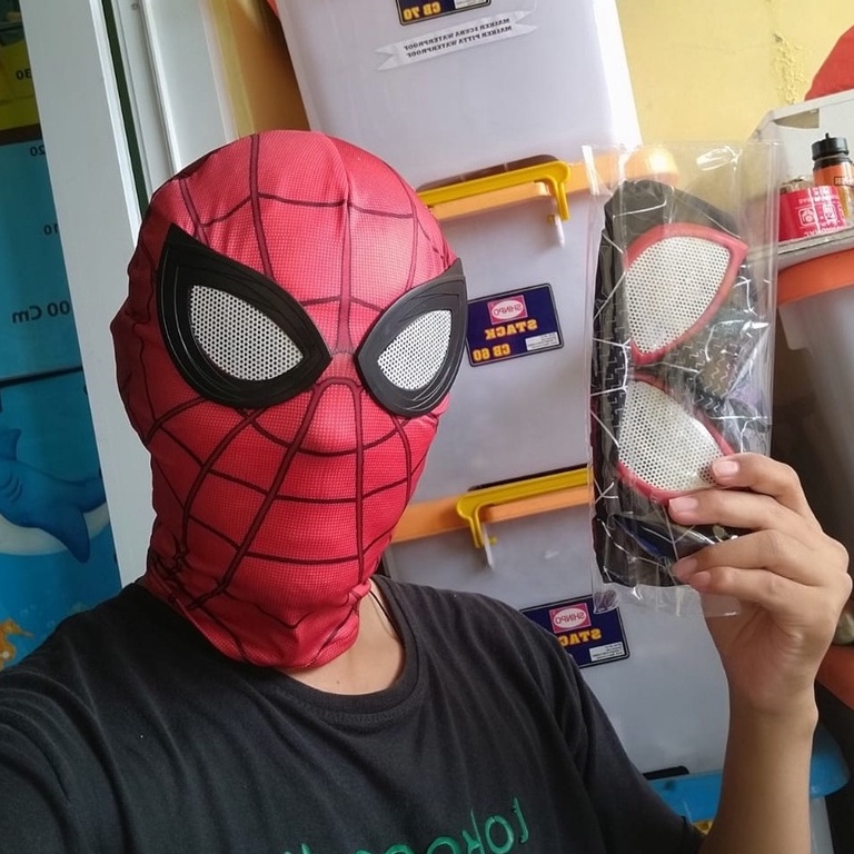 Halloween Cosplay Topeng Spiderman No Way Home Party Hats &amp; Masks